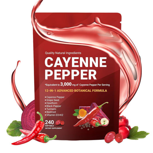 Customization Vitamin Dietary Supplement Cayenne Pepper Softgels