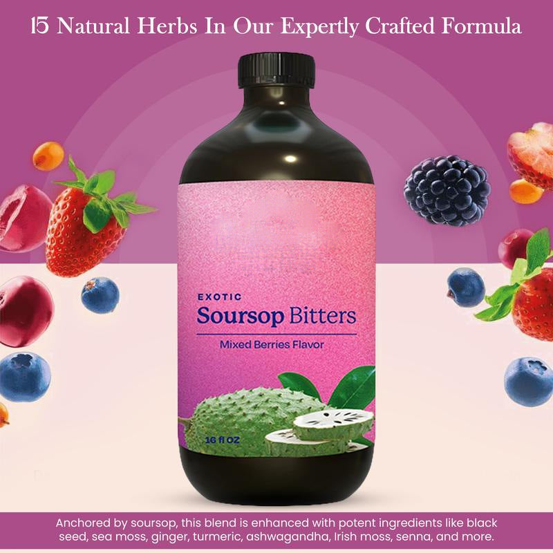 Customization Dietary Liquid Supplements Women's Vitamins Drink Exotic Soursop Bitters Liquid