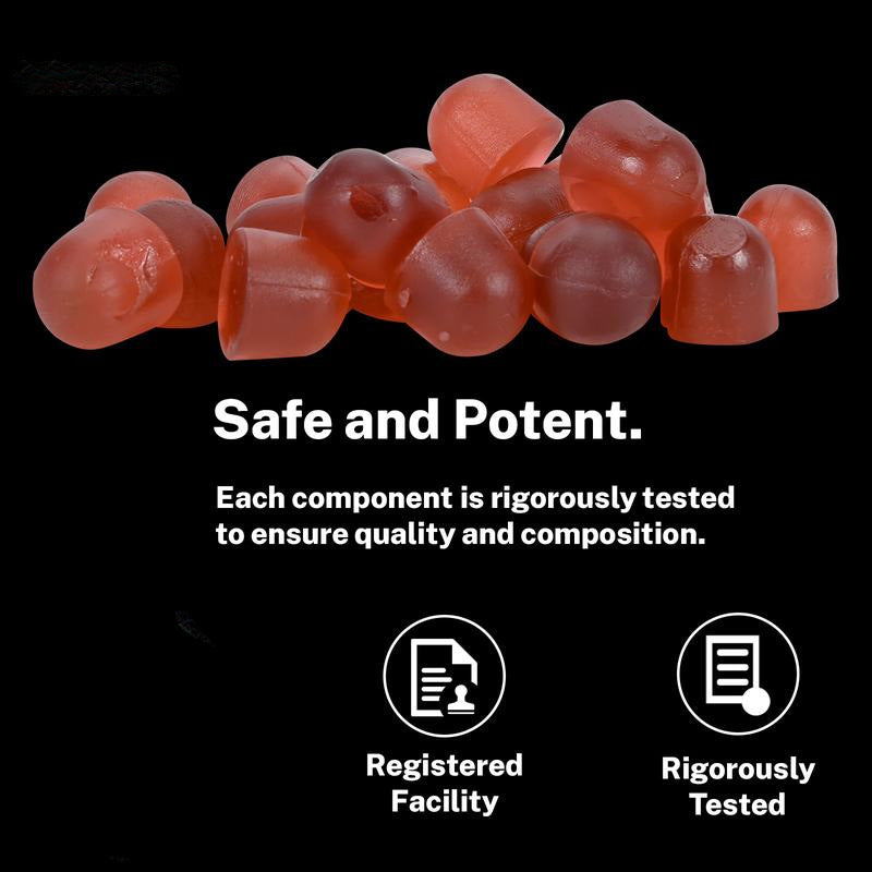 Customization Dietary Supplement Stress Relief Gummies Ashwagandha & L-Theanine