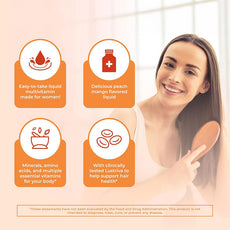 Women's Hair Growth Liquid | 160mg Lustriva® Biotin