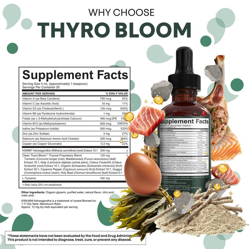 Customization Dietary Supplement Thyroid hormone balance Tyrosine Drops