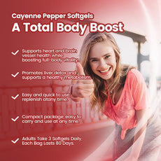 Customization Vitamin Dietary Supplement Cayenne Pepper Softgels