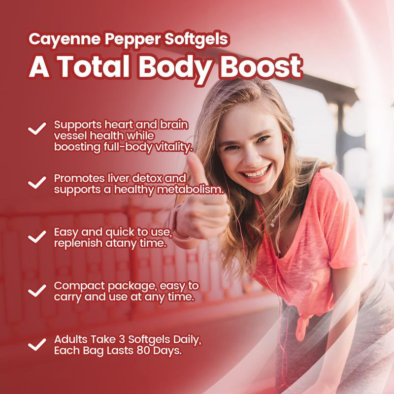Customization Vitamin Dietary Supplement Cayenne Pepper Softgels