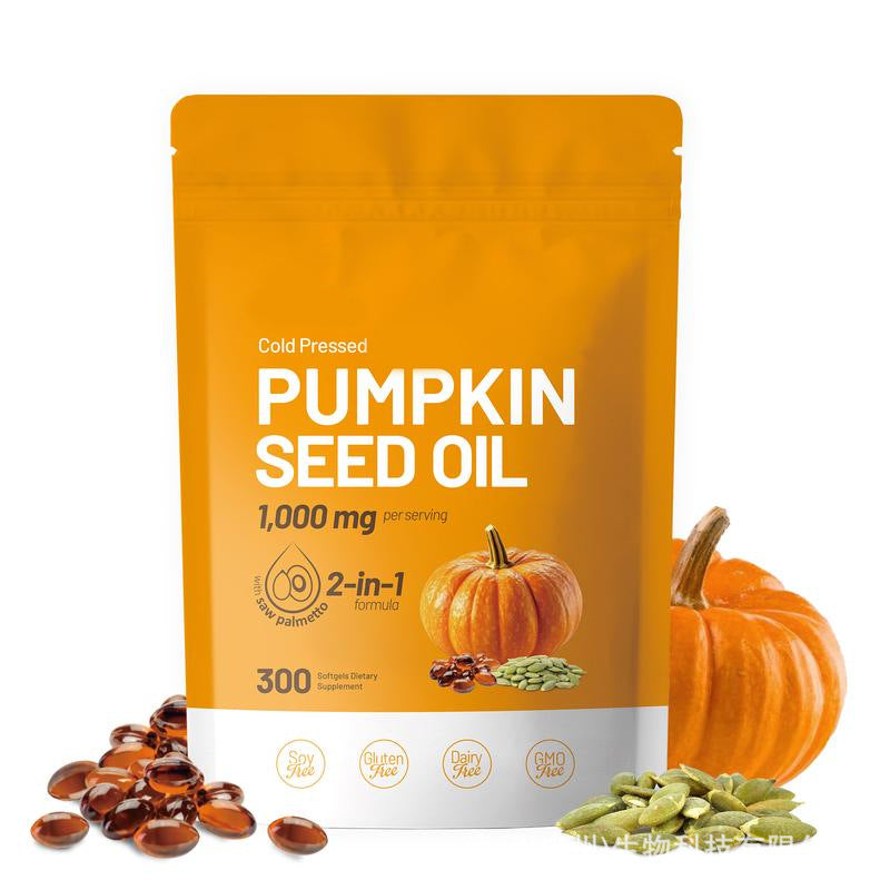 Customization Dietary Supplement Pumpkin Seed Oil Softgel Saw Palmetto