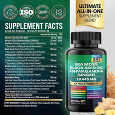 Customization Dietary Supplement Seaweed Immune Support Capsules