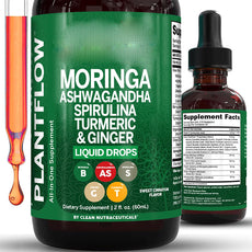 Customization Dietary Supplement  Moringa Ashwagandha Drops