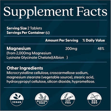 Dietary Supplement Regulate natural sleep cycle Elemental Magnesium 60/90/120 Tablets
