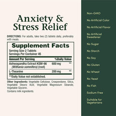 Dietary Supplement tress & anxiety relie KSM-66® Ashwagandha 60/90/120 Tablets