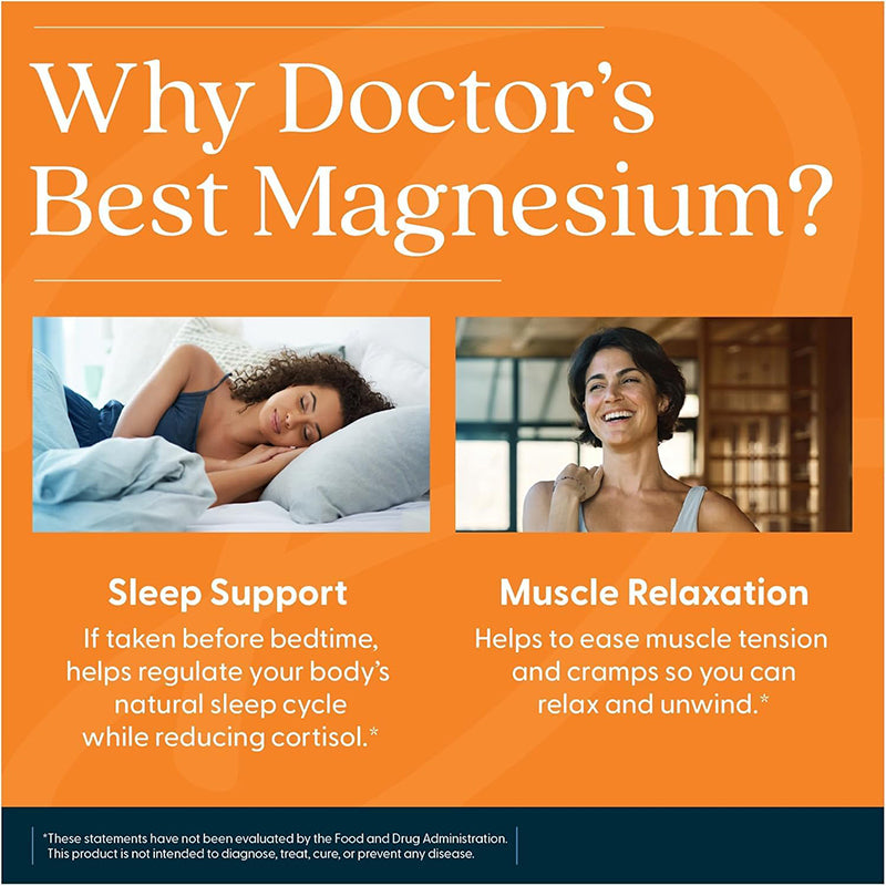 Dietary Supplement Regulate natural sleep cycle Elemental Magnesium 60/90/120 Tablets