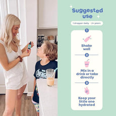 Customization Dietary Supplement Zeolite Berry Flavor Drops digestive health For kids