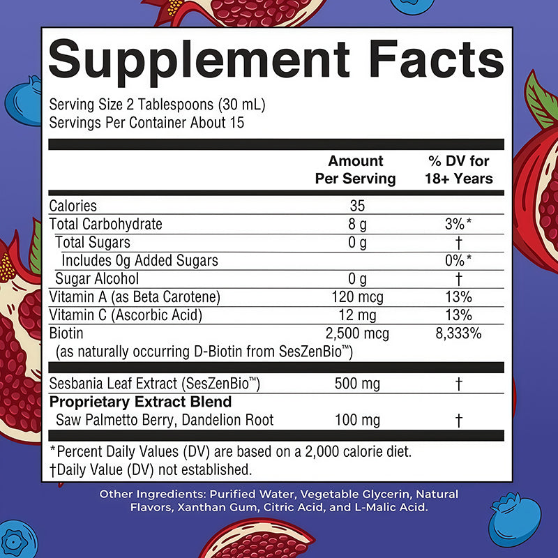 Customization Dietary Liquid Supplements Daily Liquid Hair Formula