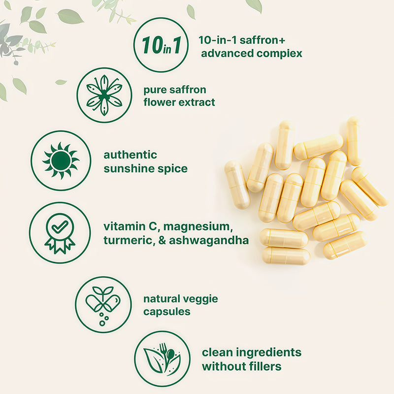 Customization Dietary Supplement Capsules Saffron Extract supports eye health Capsules