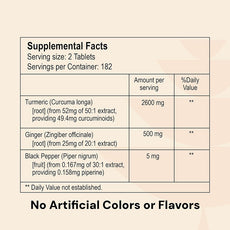 Dietary Supplement Joint comfort support Curcumin 60/90/120 Tablets