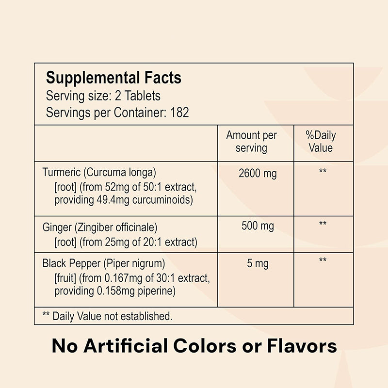 Dietary Supplement Joint comfort support Curcumin 60/90/120 Tablets