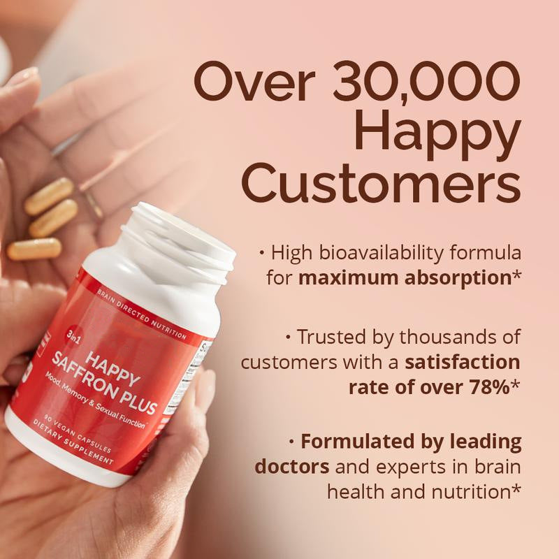 Customization Dietary Supplement Capsules Saffron Extract reduces stress & occasional anxiety