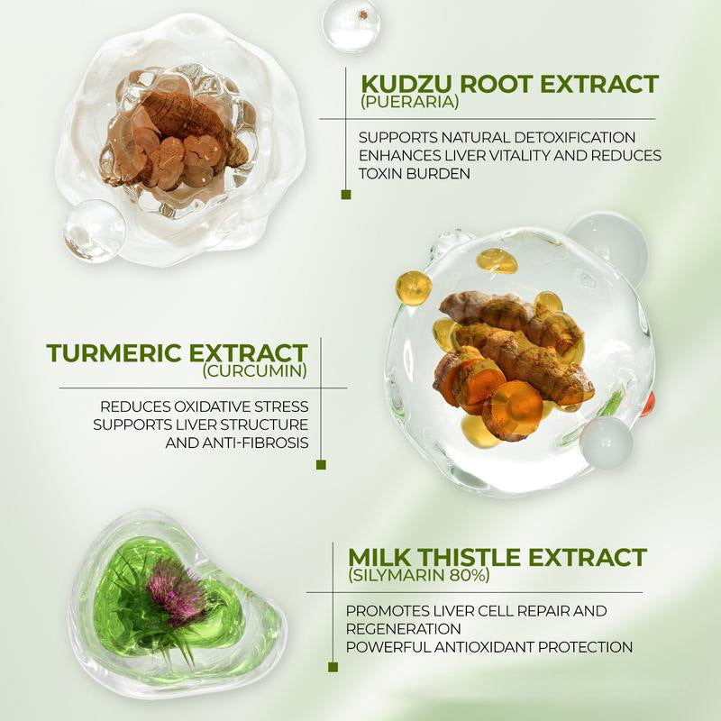 Customization Dietary Supplement Milk Thistle Liver Detox Capsules fat burning