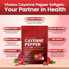 Customization Vitamin Dietary Supplement Cayenne Pepper Softgels