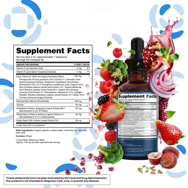 Customization Dietary Supplement NAD+ Taurine vitamin Drops