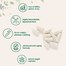 Customization Dietary Supplement NAD+ Support Cellular Health Capsules