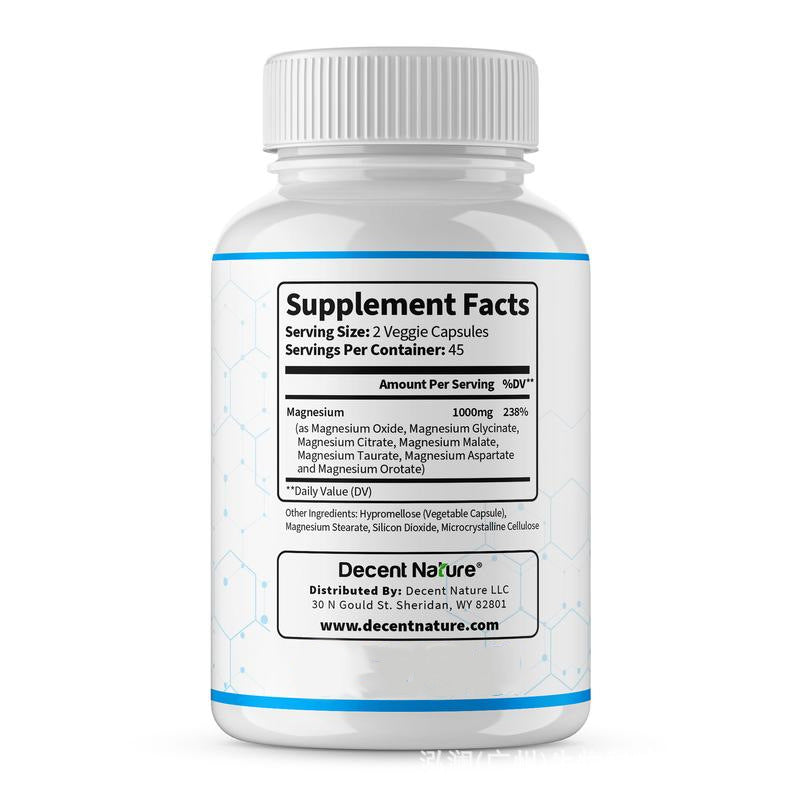 Customization Dietary Supplement Supports muscle relaxation & recovery Magnesium Complex Capsules