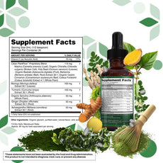 Customization Dietary Supplement  Moringa Ashwagandha Drops