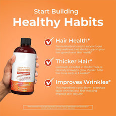 Women's Hair Growth Liquid | 160mg Lustriva® Biotin