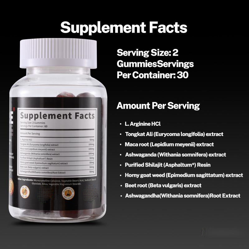 Customization Dietary Supplement Stress Relief Gummies Ashwagandha & L-Theanine