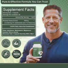 Customization Dietary Supplement Capsules Rhodola Rosea Adaptogen Stress Support