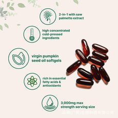 Customization Dietary Supplement Pumpkin seed oil Softgel