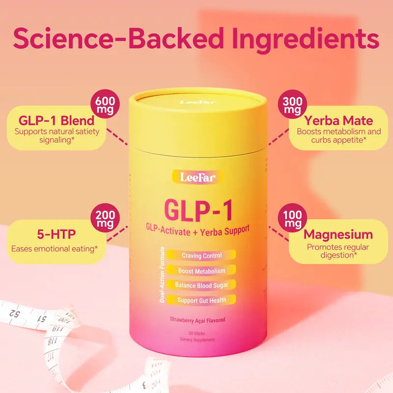 GLP-1 Customization Dietary Supplement Xiaochai Alkali Strawberry Flavor powder