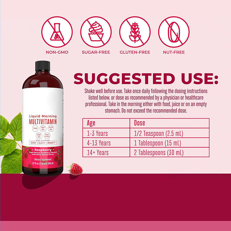 Multivitamin Drops for Boys and Girls Customization Dietary Liquid Supplements