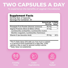 Customization Dietary Supplement Vaginal Health Probiotic Capsules