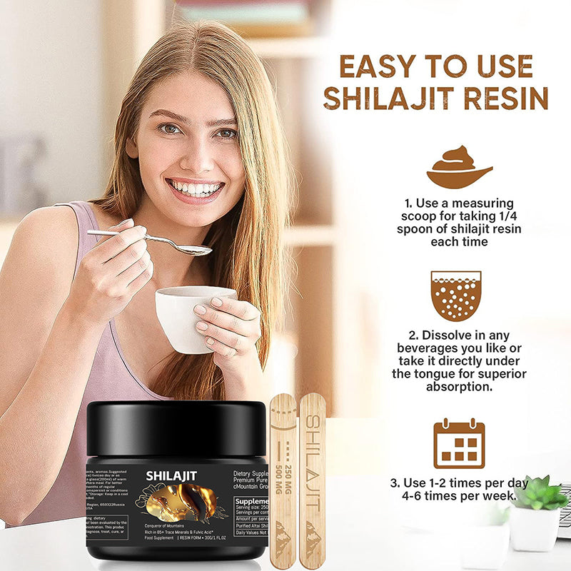 Customization Dietary Supplement Shilajit Minerals fulvic acid Paste 30g