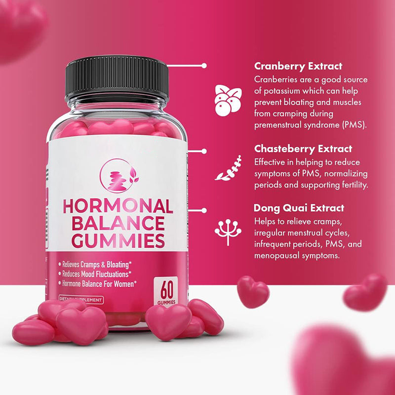 Customization Dietary Supplement Support Healthy Hormone Balance Women 60 Gummies per Bottle