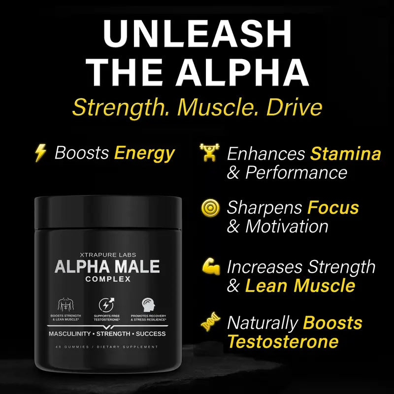 Customization Support Men Healthy Testosterone Levels Gummies 60/90 per Bottle