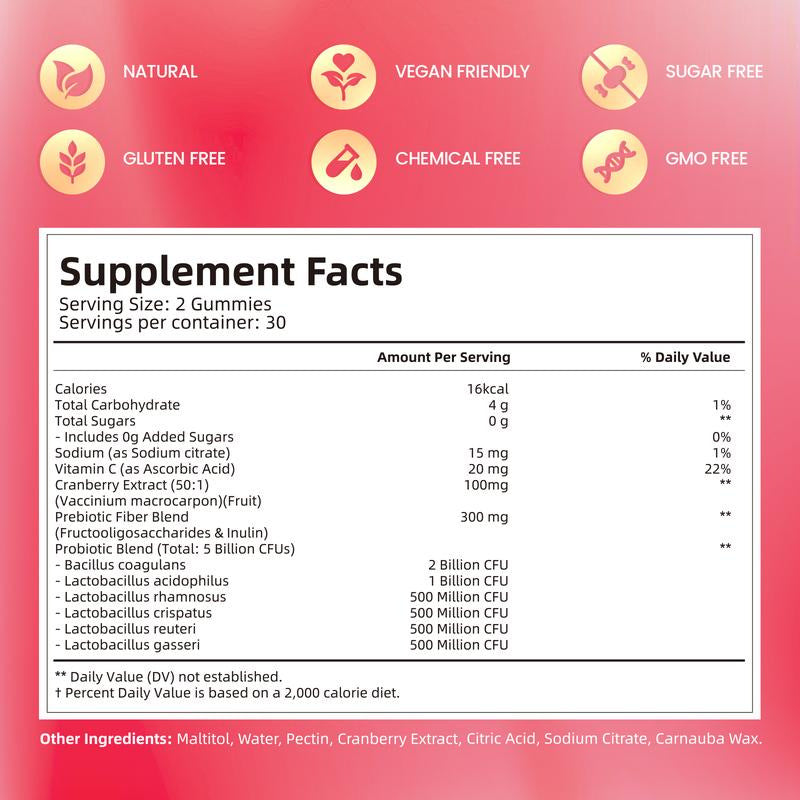 Dietary Supplement Customization Gummies Boost Immunity Improve Digestive Health 60 Gummies