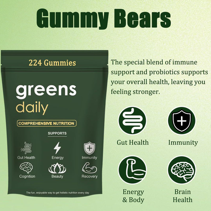 Dietary Supplement Gummies Improve Gut Health Boost Immunity Customization 120/224