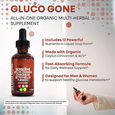 OEM private label dietary drops. Shows liquid drop mixing applications with smoothies, salads, coffee, and yogurt.