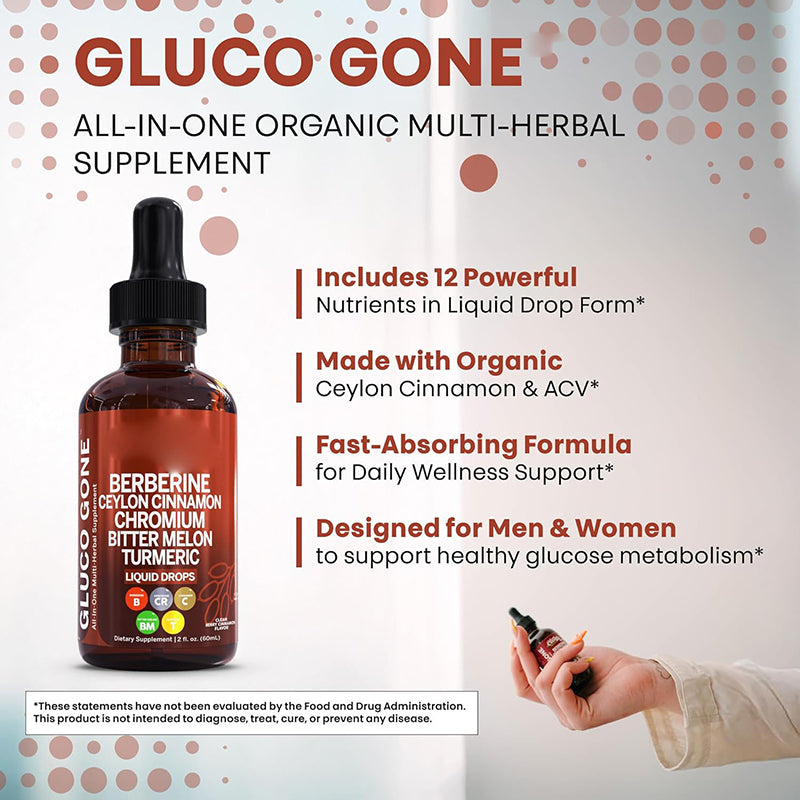 OEM private label dietary drops. Shows liquid drop mixing applications with smoothies, salads, coffee, and yogurt.