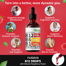 OEM private label B-complex ingredients. Lists sublingual methylcobalamin, pyridoxine, thiamine, niacin, and folate benefits.